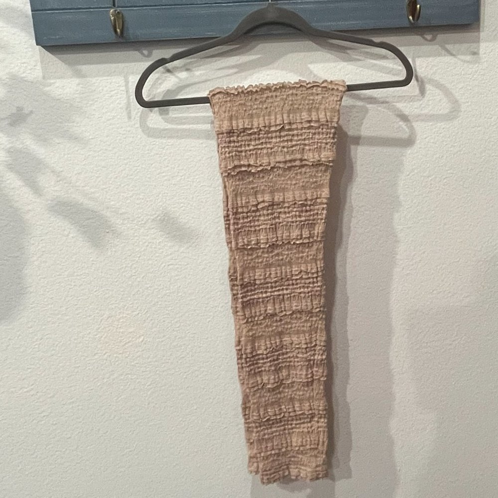 Free People Ruffled Tights